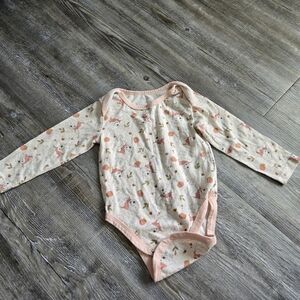 18M Girls Pink and Cream Kids One Piece